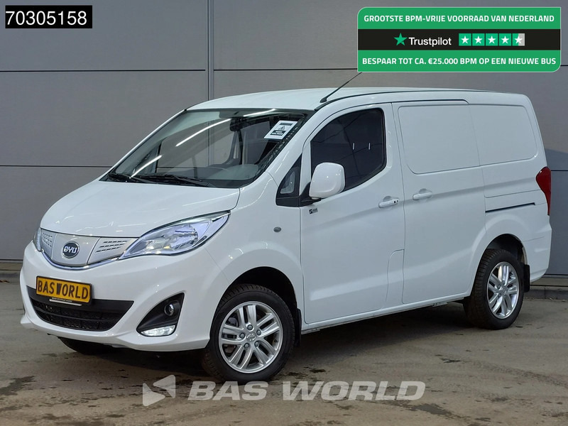 BYD ETP3 Elektrisch 45kWh WLTP 238km 2x Schuifdeur Airco Camera Parkeersensoren Leder Stoelverwarming Airco - Mazs furgons, Elektriskais furgons: foto 1 BYD ETP3 Elektrisch 45kWh WLTP 238km 2x Schuifdeur Airco Camera Parkeersensoren Leder Stoelverwarming Airco - Mazs furgons, Elektriskais furgons: foto 1