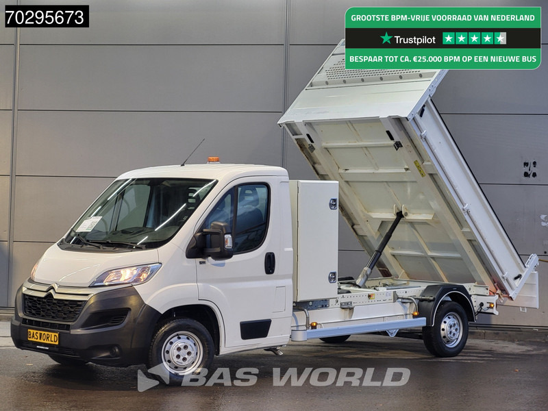 Citroën Jumper 110pk Kipper met Kist Trekhaak Euro6 Tipper Benne Kieper Trekhaak - Komercauto pašizgāzējs: foto 1 Citroën Jumper 110pk Kipper met Kist Trekhaak Euro6 Tipper Benne Kieper Trekhaak - Komercauto pašizgāzējs: foto 1