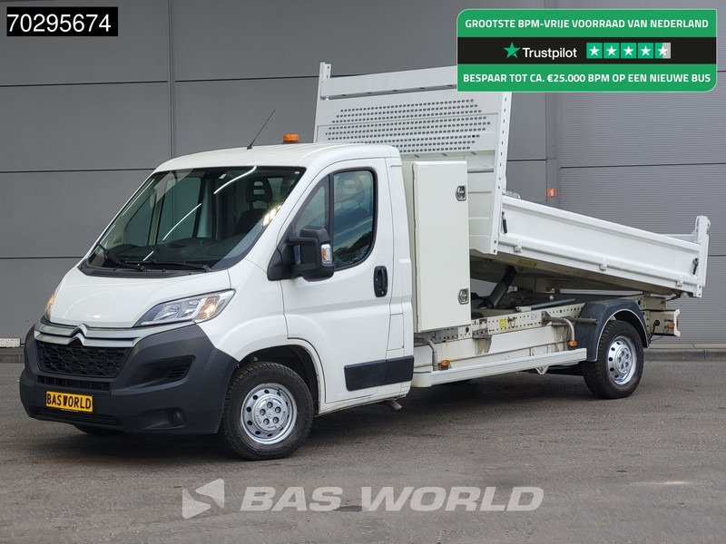 Citroën Jumper 110pk Kipper met Kist Trekhaak Euro6 Tipper Benne Kieper Trekhaak - Komercauto pašizgāzējs: foto 1 Citroën Jumper 110pk Kipper met Kist Trekhaak Euro6 Tipper Benne Kieper Trekhaak - Komercauto pašizgāzējs: foto 1