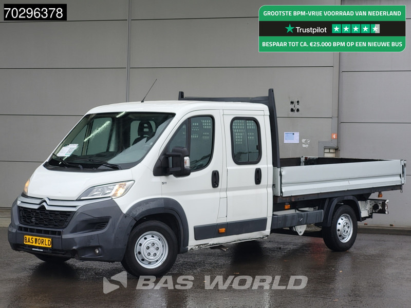 Citroën Jumper 130PK Open Laadbak Dubbel Cabine Trekhaak Airco Cruise Euro6 Pritsche Pickup Open Box Airco Trekhaak Cruise control - Automašīna ar kravas platformu: foto 1 Citroën Jumper 130PK Open Laadbak Dubbel Cabine Trekhaak Airco Cruise Euro6 Pritsche Pickup Open Box Airco Trekhaak Cruise control - Automašīna ar kravas platformu: foto 1