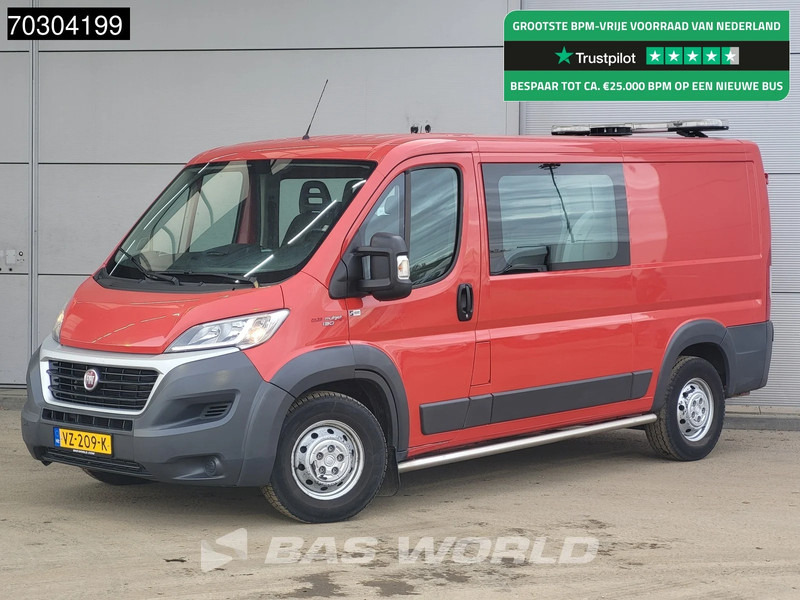 Fiat Ducato 130pk Dubbel Cabine L2H1 Trekhaak Airco Camera Werkplaatsinrichting APK 09-2026 Euro6 DC Doka Mixto L2 Airco Trekhaak - Kravas mikroautobuss: foto 1 Fiat Ducato 130pk Dubbel Cabine L2H1 Trekhaak Airco Camera Werkplaatsinrichting APK 09-2026 Euro6 DC Doka Mixto L2 Airco Trekhaak - Kravas mikroautobuss: foto 1