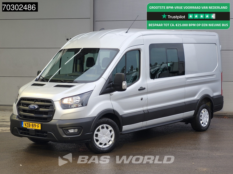 Ford Transit 130pk Dubbel Cabine Automaat L3H2 Trekhaak Navi Airco Cruise Camera Parkeersensoren v+a SYNC4 Display APK 07-2027 Euro6 L3 DC Do - Kravas mikroautobuss: foto 1 Ford Transit 130pk Dubbel Cabine Automaat L3H2 Trekhaak Navi Airco Cruise Camera Parkeersensoren v+a SYNC4 Display APK 07-2027 Euro6 L3 DC Do - Kravas mikroautobuss: foto 1