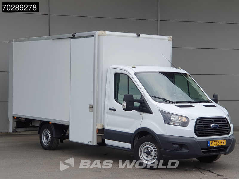 Ford Transit 130pk Laadklep Zijdeur Bakwagen 360camera Airco Euro6 Meubelbak Koffer 19m3 Airco - Furgons ar slēgtā virsbūve: foto 5 Ford Transit 130pk Laadklep Zijdeur Bakwagen 360camera Airco Euro6 Meubelbak Koffer 19m3 Airco - Furgons ar slēgtā virsbūve: foto 5