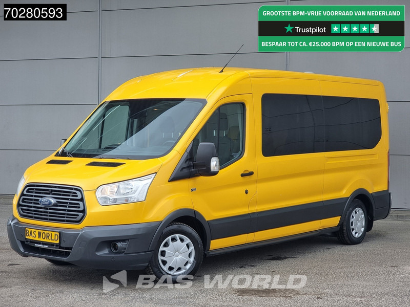 Ford Transit 130pk Personenvervoer Luchtvering Taxi L3H2 Ramp Airco Cruise Parkeersensoren Euro6 Kombi Tourer 11m3 Airco Cruise control - Mikroautobuss, Pasažieru furgons: foto 1 Ford Transit 130pk Personenvervoer Luchtvering Taxi L3H2 Ramp Airco Cruise Parkeersensoren Euro6 Kombi Tourer 11m3 Airco Cruise control - Mikroautobuss, Pasažieru furgons: foto 1