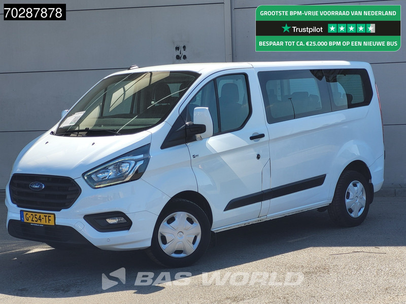 Ford Transit Custom 105pk Personenvervoer Incl.BPM/Ex. BTW 9-Persoons Airco Cruise LED Parkeersensoren Taxi Passenger Transport Kombi Tourer Euro6 L - Mikroautobuss, Pasažieru furgons: foto 1 Ford Transit Custom 105pk Personenvervoer Incl.BPM/Ex. BTW 9-Persoons Airco Cruise LED Parkeersensoren Taxi Passenger Transport Kombi Tourer Euro6 L - Mikroautobuss, Pasažieru furgons: foto 1