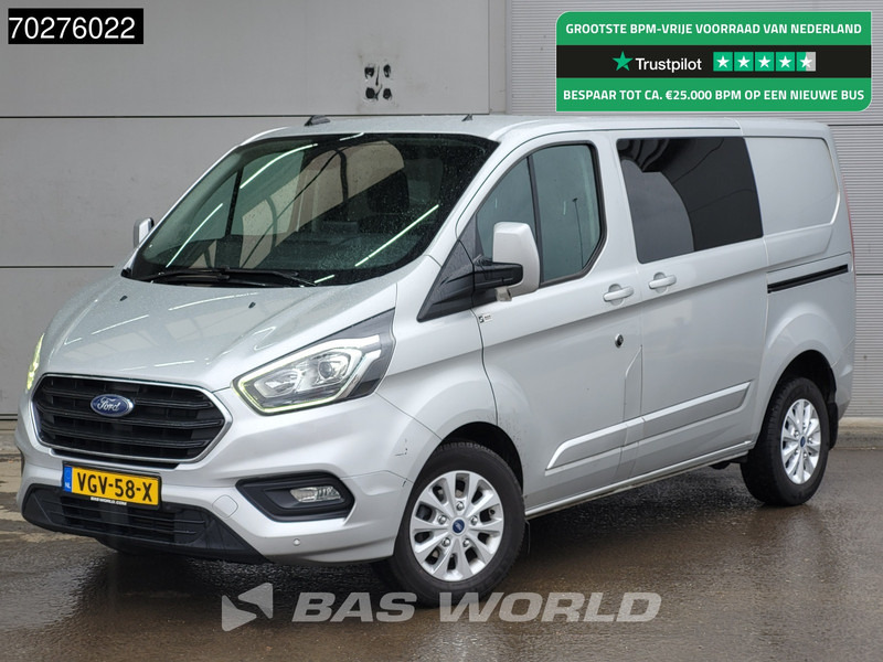 Ford Transit Custom 130PK Dubbel Cabine Automaat L1H1 LED Navi Trekhaak Camera Parkeersensoren Airco Cruise Doka Mixto L1 3Ton Airco Dubbel cabine T - Mazs furgons: foto 1 Ford Transit Custom 130PK Dubbel Cabine Automaat L1H1 LED Navi Trekhaak Camera Parkeersensoren Airco Cruise Doka Mixto L1 3Ton Airco Dubbel cabine T - Mazs furgons: foto 1