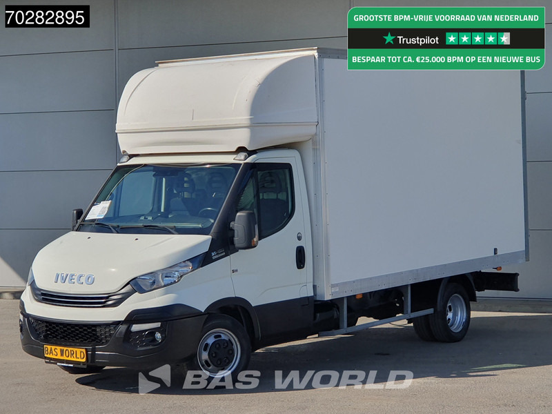 Iveco 35C16 Automaat Bakwagen Achterdeuren Airco Cruise Euro6 Meubelbak Koffer 20m3 Airco Cruise control - Furgons ar slēgtā virsbūve: foto 1 Iveco 35C16 Automaat Bakwagen Achterdeuren Airco Cruise Euro6 Meubelbak Koffer 20m3 Airco Cruise control - Furgons ar slēgtā virsbūve: foto 1