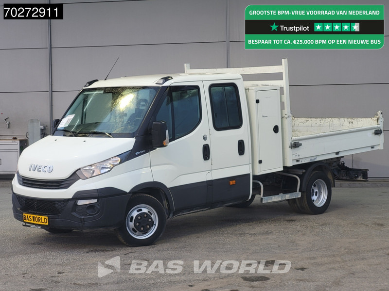 Iveco Daily 35C12 Kipper Dubbel Cabine met Kist Dubbellucht 3,5t Trekhaak Airco Cruise Euro6 Kieper Tipper Benne 1m3 Airco Dubbel cabine Tre - Komercauto pašizgāzējs: foto 1 Iveco Daily 35C12 Kipper Dubbel Cabine met Kist Dubbellucht 3,5t Trekhaak Airco Cruise Euro6 Kieper Tipper Benne 1m3 Airco Dubbel cabine Tre - Komercauto pašizgāzējs: foto 1