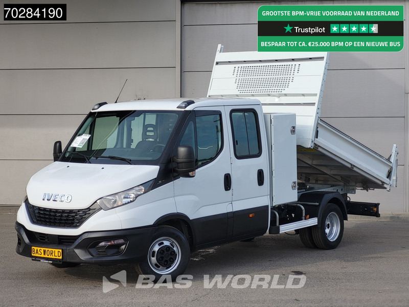Iveco Daily 35C14 Kipper met Kist Dubbel Cabine Dubbellucht 3,5t Trekhaak Airco Cruise Euro6 Kieper Tipper Benne 2m3 Airco Trekhaak Cruise c - Komercauto pašizgāzējs: foto 1 Iveco Daily 35C14 Kipper met Kist Dubbel Cabine Dubbellucht 3,5t Trekhaak Airco Cruise Euro6 Kieper Tipper Benne 2m3 Airco Trekhaak Cruise c - Komercauto pašizgāzējs: foto 1
