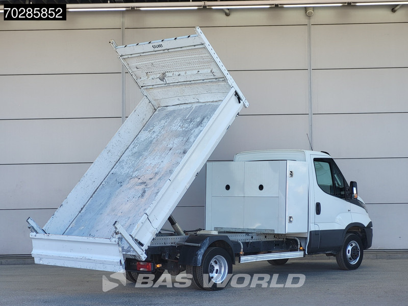 Automašīna ar kravas platformu Iveco Daily 35C14 Open Laadbak met Kist Dubbellucht 3,5t Trekhaak Airco Cruise Euro6 Pritsche Pickup Open Box Airco Trekhaak Cruise control: foto 6