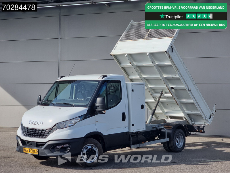 Iveco Daily 35C14 Open Laadbak met Kist Dubbellucht 3,5t Trekhaak Airco Cruise Euro6 Pritsche Pickup Open Box Airco Trekhaak Cruise control - Automašīna ar kravas platformu: foto 1 Iveco Daily 35C14 Open Laadbak met Kist Dubbellucht 3,5t Trekhaak Airco Cruise Euro6 Pritsche Pickup Open Box Airco Trekhaak Cruise control - Automašīna ar kravas platformu: foto 1