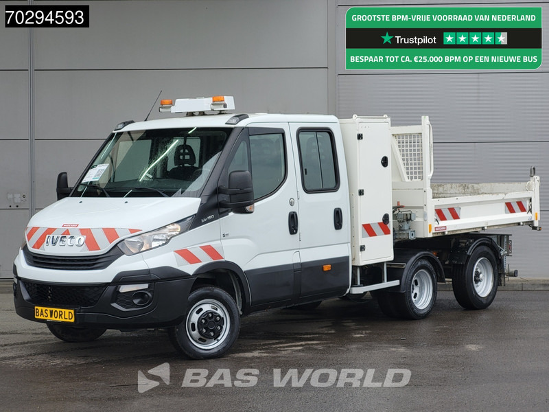 Iveco Daily 35C15 3.0L Kipper met Kist Maxicargo Airco Cruise Camera Euro6 Tipper Benne Kieper 2m3 Airco Dubbel cabine Cruise control - Komercauto pašizgāzējs: foto 1 Iveco Daily 35C15 3.0L Kipper met Kist Maxicargo Airco Cruise Camera Euro6 Tipper Benne Kieper 2m3 Airco Dubbel cabine Cruise control - Komercauto pašizgāzējs: foto 1