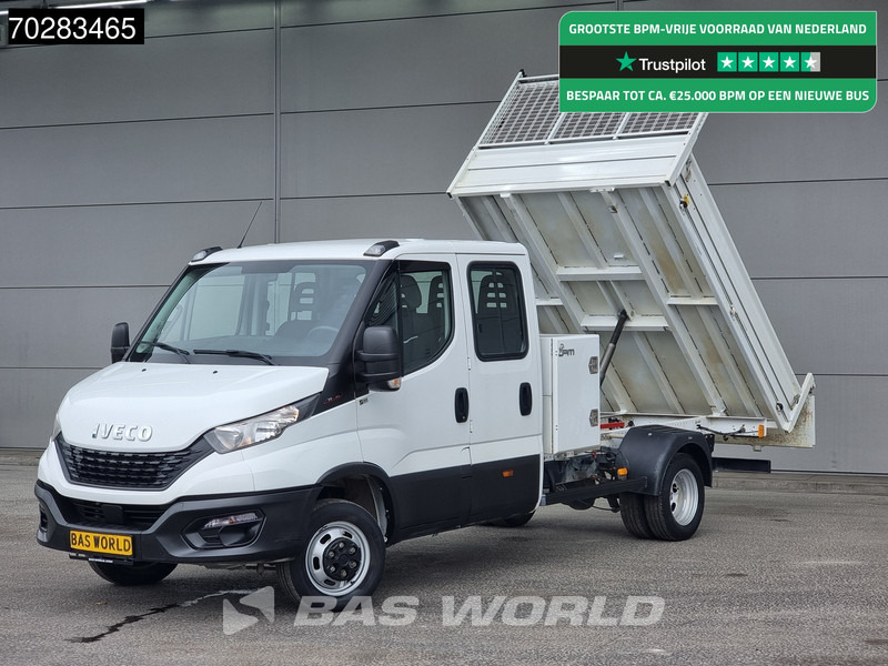 Iveco Daily 35C16 3.0L Kipper met Kist Dubbel Cabine Dubbellucht 3,5t Trekhaak Navi Airco Cruise Camera Euro6 Kieper Tipper Benne 2m3 Airco - Komercauto pašizgāzējs: foto 1 Iveco Daily 35C16 3.0L Kipper met Kist Dubbel Cabine Dubbellucht 3,5t Trekhaak Navi Airco Cruise Camera Euro6 Kieper Tipper Benne 2m3 Airco - Komercauto pašizgāzējs: foto 1