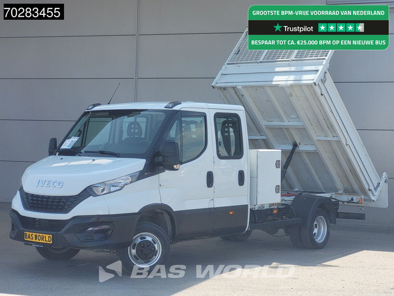 Iveco Daily 35C16 3.0L Kipper met Kist Dubbel Cabine Dubbellucht 3,5t Trekhaak Navi Airco Cruise Camera Euro6 Tipper Benne Kieper 2m3 Airco - Komercauto pašizgāzējs: foto 1 Iveco Daily 35C16 3.0L Kipper met Kist Dubbel Cabine Dubbellucht 3,5t Trekhaak Navi Airco Cruise Camera Euro6 Tipper Benne Kieper 2m3 Airco - Komercauto pašizgāzējs: foto 1