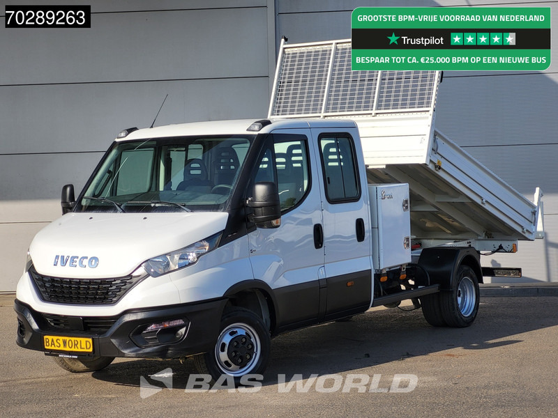 Iveco Daily 35C16 3.0L Open Laadbak met Kist Dubbel Cabine Dubbellucht 3,5t Trekhaak Navi Airco Cruise Camera Euro6 Pritsche Pickup Open Box - Automašīna ar kravas platformu: foto 1 Iveco Daily 35C16 3.0L Open Laadbak met Kist Dubbel Cabine Dubbellucht 3,5t Trekhaak Navi Airco Cruise Camera Euro6 Pritsche Pickup Open Box - Automašīna ar kravas platformu: foto 1