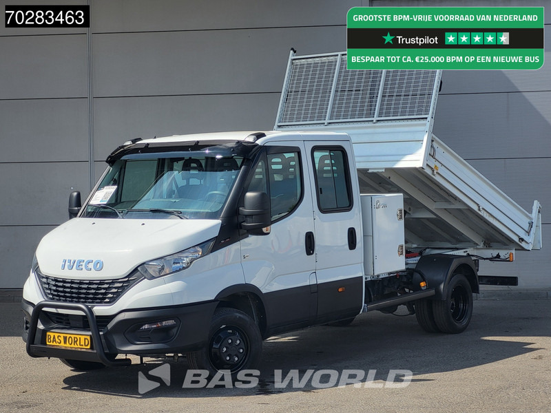Iveco Daily 35C16 3.0L Special Edition Kipper met Kist Dubbel Cabine Dubbellucht 3,5t Trekhaak Airco Cruise Euro6 Tipper Benne Kieper Airco - Komercauto pašizgāzējs: foto 1 Iveco Daily 35C16 3.0L Special Edition Kipper met Kist Dubbel Cabine Dubbellucht 3,5t Trekhaak Airco Cruise Euro6 Tipper Benne Kieper Airco - Komercauto pašizgāzējs: foto 1