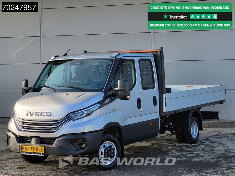 Iveco Daily 35C18 3.0 180PK Nwe model 2025 Dubbel Cabine Open laadbak Navi ACC LED 3,5T Trekvermogen Pritsche Pickup Airco Dubbel cabine - Automašīna ar kravas platformu: foto 1 Iveco Daily 35C18 3.0 180PK Nwe model 2025 Dubbel Cabine Open laadbak Navi ACC LED 3,5T Trekvermogen Pritsche Pickup Airco Dubbel cabine - Automašīna ar kravas platformu: foto 1