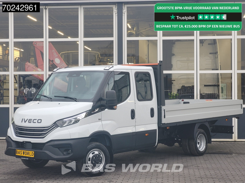 Iveco Daily 35C18 3.0 180PK Nwe model 2025 Dubbel Cabine Open laadbak Navi ACC LED 3,5T Trekvermogen Pritsche Pickup Airco Dubbel cabine - Automašīna ar kravas platformu: foto 1 Iveco Daily 35C18 3.0 180PK Nwe model 2025 Dubbel Cabine Open laadbak Navi ACC LED 3,5T Trekvermogen Pritsche Pickup Airco Dubbel cabine - Automašīna ar kravas platformu: foto 1