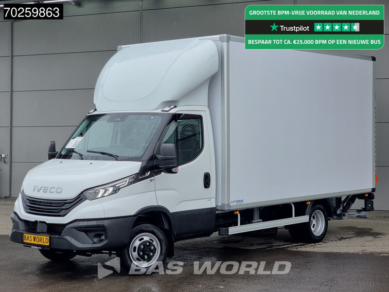 Iveco Daily 35C18 3.0L Automaat Luchtvering Zijdeur Laadklep Bakwagen Navi LED Koffer Gesloten laadbak Bakwagen 22m3 Airco Cruise control - Furgons ar slēgtā virsbūve: foto 1 Iveco Daily 35C18 3.0L Automaat Luchtvering Zijdeur Laadklep Bakwagen Navi LED Koffer Gesloten laadbak Bakwagen 22m3 Airco Cruise control - Furgons ar slēgtā virsbūve: foto 1