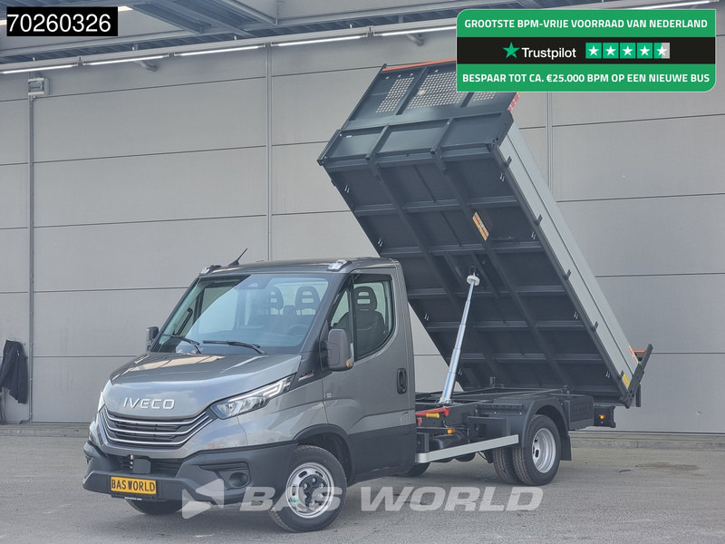 Iveco Daily 35C21 3.0L 210PK Automaat Kipper 2025 ACC Airco CarPlay Tipper Benne Kieper 3m3 Airco - Komercauto pašizgāzējs: foto 1 Iveco Daily 35C21 3.0L 210PK Automaat Kipper 2025 ACC Airco CarPlay Tipper Benne Kieper 3m3 Airco - Komercauto pašizgāzējs: foto 1