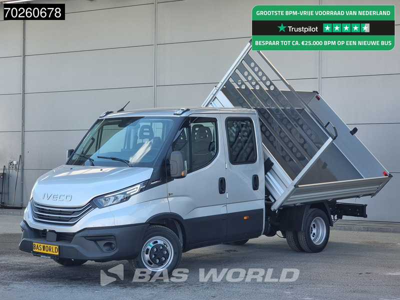 Iveco Daily 35C21 3 zijdige Kipper Dubbel Cabine 210PK 3.0L Dubbellucht Airco Cruise LED Camera Tipper Benne Kieper 2m3 Airco - Komercauto pašizgāzējs: foto 1 Iveco Daily 35C21 3 zijdige Kipper Dubbel Cabine 210PK 3.0L Dubbellucht Airco Cruise LED Camera Tipper Benne Kieper 2m3 Airco - Komercauto pašizgāzējs: foto 1