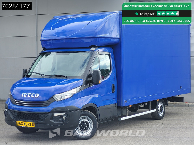 Iveco Daily 35S14 Automaat Bakwagen Achterdeuren 488cm lang! Airco Cruise Camera Euro6 Meubelbak Koffer 24m3 Airco Cruise control - Furgons ar slēgtā virsbūve: foto 1 Iveco Daily 35S14 Automaat Bakwagen Achterdeuren 488cm lang! Airco Cruise Camera Euro6 Meubelbak Koffer 24m3 Airco Cruise control - Furgons ar slēgtā virsbūve: foto 1