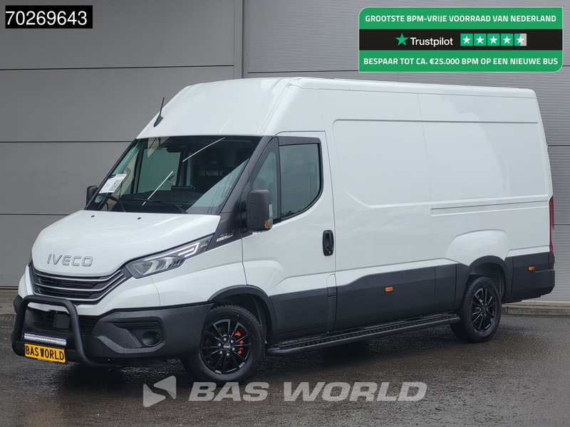 Iveco Daily 35S21 3.0L Automaat Black Edition 2025 model L2H2 Trekhaak Tacho ACC LED CarPlay Velgen Camera 12m3 Airco Trekhaak - Kravas mikroautobuss: foto 1 Iveco Daily 35S21 3.0L Automaat Black Edition 2025 model L2H2 Trekhaak Tacho ACC LED CarPlay Velgen Camera 12m3 Airco Trekhaak - Kravas mikroautobuss: foto 1
