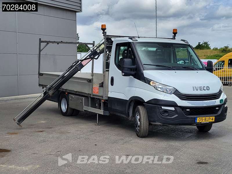 Iveco Daily 50C15 3.0L Euro6 Kraanwagen HIAB 013T PTO 3,5t Trekhaak Airco Cruise Kraan Crane Kranwagen Pickup Pritsche Airco Trekhaak Cruise - Automašīna ar kravas platformu: foto 1 Iveco Daily 50C15 3.0L Euro6 Kraanwagen HIAB 013T PTO 3,5t Trekhaak Airco Cruise Kraan Crane Kranwagen Pickup Pritsche Airco Trekhaak Cruise - Automašīna ar kravas platformu: foto 1