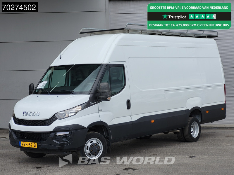 Kravas mikroautobuss Iveco Daily 50C17 3.0L Automaat 170PK L4H3 Hoog Dak Dubbellucht 3,5t Trekhaak Imperiaal Airco Euro6 L4 Maxi 18m3 Airco Trekhaak: foto 1