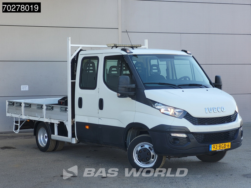 Iveco Daily 50C17 3.0L Automaat DC Open laadbak Kraan Hiab 017T-2 Airco APK 10-2025 Pickup Crane Kraanwagen Pritsche Airco Dubbel cabine - Automašīna ar kravas platformu: foto 3 Iveco Daily 50C17 3.0L Automaat DC Open laadbak Kraan Hiab 017T-2 Airco APK 10-2025 Pickup Crane Kraanwagen Pritsche Airco Dubbel cabine - Automašīna ar kravas platformu: foto 3