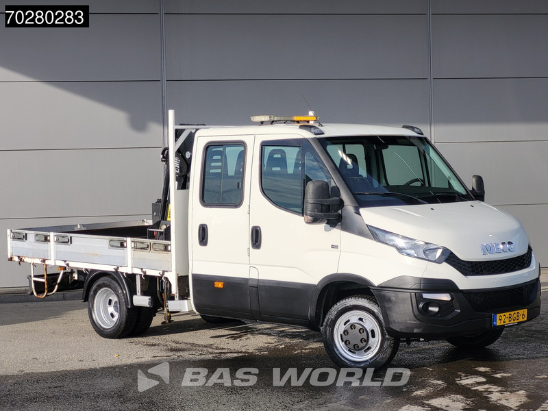 Iveco Daily 50C17 3,0L Automaat HIAB 017T-2 DC Open laadbak Dubbellucht Airco Euro6 Pickup Crane Kraanwagen Pritsche Airco Dubbel cabine - Automašīna ar kravas platformu: foto 3 Iveco Daily 50C17 3,0L Automaat HIAB 017T-2 DC Open laadbak Dubbellucht Airco Euro6 Pickup Crane Kraanwagen Pritsche Airco Dubbel cabine - Automašīna ar kravas platformu: foto 3