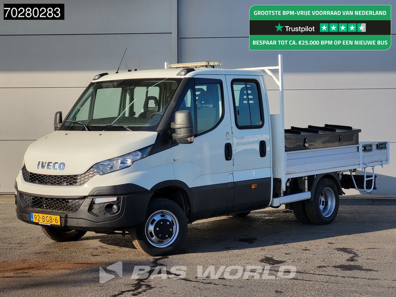 Iveco Daily 50C17 3,0L Automaat HIAB 017T-2 DC Open laadbak Kraan Dubbellucht Airco Euro6 Pickup Crane Kraanwagen Pritsche Airco Dubbel cabi - Automašīna ar kravas platformu: foto 1 Iveco Daily 50C17 3,0L Automaat HIAB 017T-2 DC Open laadbak Kraan Dubbellucht Airco Euro6 Pickup Crane Kraanwagen Pritsche Airco Dubbel cabi - Automašīna ar kravas platformu: foto 1