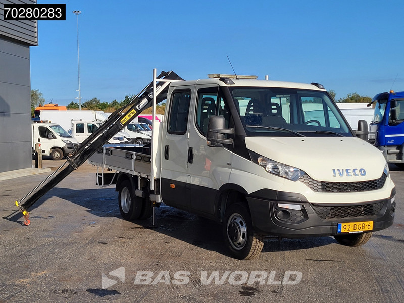 Iveco Daily 50C17 3,0L Automaat HIAB 017T-2 DC Open laadbak Kraan Dubbellucht Airco Euro6 Pickup Crane Kraanwagen Pritsche Airco Dubbel cabi - Automašīna ar kravas platformu: foto 3 Iveco Daily 50C17 3,0L Automaat HIAB 017T-2 DC Open laadbak Kraan Dubbellucht Airco Euro6 Pickup Crane Kraanwagen Pritsche Airco Dubbel cabi - Automašīna ar kravas platformu: foto 3