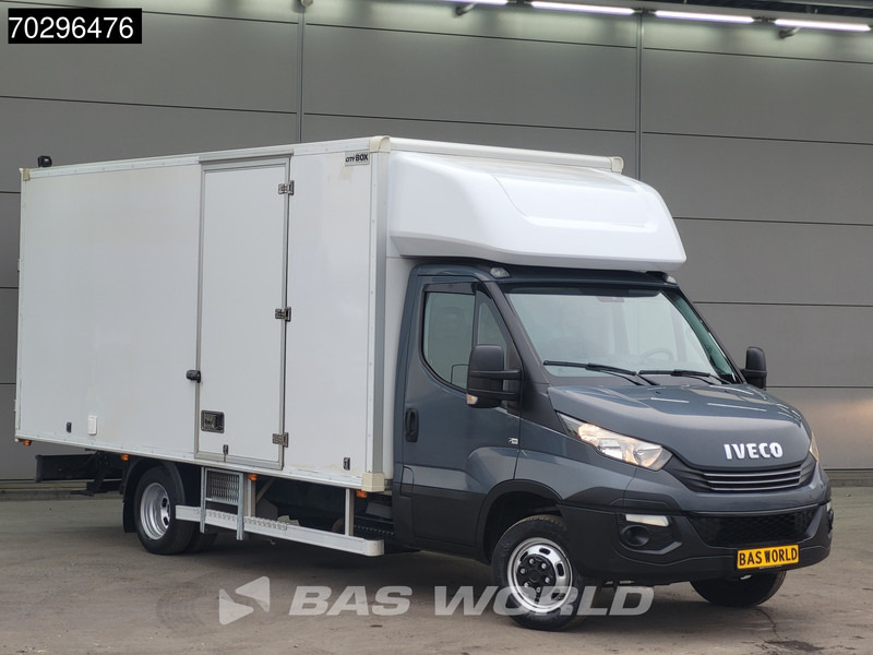 Iveco Daily 50C18 3.0L Automaat 3,5t Trekhaak Bakwagen Zijdeur Achterdeuren 180PK 5tons Navi Standkachel Euro6 Meubelbak Koffer Trekhaak - Furgons ar slēgtā virsbūve: foto 5 Iveco Daily 50C18 3.0L Automaat 3,5t Trekhaak Bakwagen Zijdeur Achterdeuren 180PK 5tons Navi Standkachel Euro6 Meubelbak Koffer Trekhaak - Furgons ar slēgtā virsbūve: foto 5