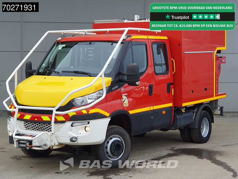 Iveco Daily 70C17 4x4 Achleitner Firetruck Brandweerwagen AWD Allrad Camper 1200liter Airco Dubbel cabine Trekhaak Cruise control - Ātrās palīdzības mašīna: foto 1 Iveco Daily 70C17 4x4 Achleitner Firetruck Brandweerwagen AWD Allrad Camper 1200liter Airco Dubbel cabine Trekhaak Cruise control - Ātrās palīdzības mašīna: foto 1