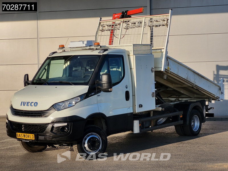 Iveco Daily 70C18 3.0L Driezijdige Kipper 500KG Kraan Kraanwagen Open Laadbak 3,5t Trekhaak Airco Cruise Euro6 Kraan Crane Kranwagen Kipper - Komercauto pašizgāzējs: foto 2 Iveco Daily 70C18 3.0L Driezijdige Kipper 500KG Kraan Kraanwagen Open Laadbak 3,5t Trekhaak Airco Cruise Euro6 Kraan Crane Kranwagen Kipper - Komercauto pašizgāzējs: foto 2