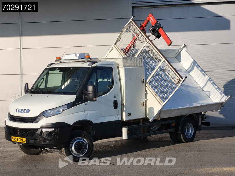 Iveco Daily 70C18 3.0L Open Laadbak 500KG Kraan Kraanwagen Open Laadbak 3,5t Trekhaak Airco Cruise Euro6 Kraan Crane Kranwagen Pritsche Pick - Automašīna ar kravas platformu: foto 3 Iveco Daily 70C18 3.0L Open Laadbak 500KG Kraan Kraanwagen Open Laadbak 3,5t Trekhaak Airco Cruise Euro6 Kraan Crane Kranwagen Pritsche Pick - Automašīna ar kravas platformu: foto 3