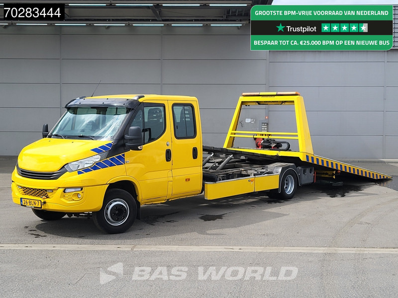 Iveco Daily 70C18 3.0L Autotransporter Luchtvering 3,5t Trekhaak Lier Airco Cruise Euro6 Cartransporter Oprijwagen Trekhaak Cruise control - Komercauto: foto 1 Iveco Daily 70C18 3.0L Autotransporter Luchtvering 3,5t Trekhaak Lier Airco Cruise Euro6 Cartransporter Oprijwagen Trekhaak Cruise control - Komercauto: foto 1