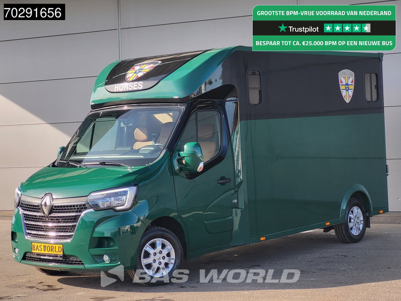 Renault Master 180PK Paardenwagen Hengstenuitvoering Automaat 180PK Trekhaak LED Airco Cruise Camera Euro6 Horsetruck Horse Airco Trekhaak Cruise con - Komercauto: foto 1 Renault Master 180PK Paardenwagen Hengstenuitvoering Automaat 180PK Trekhaak LED Airco Cruise Camera Euro6 Horsetruck Horse Airco Trekhaak Cruise con - Komercauto: foto 1