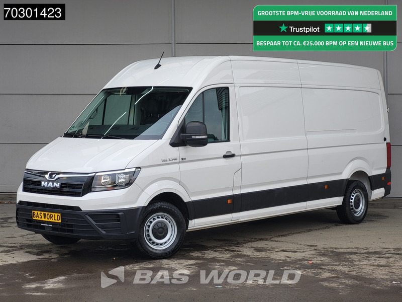 MAN TGE 3.140 Automaat L4H3 Airco Camera Parkeersensoren Euro6 L3H2 Airco - Kravas mikroautobuss: foto 1 MAN TGE 3.140 Automaat L4H3 Airco Camera Parkeersensoren Euro6 L3H2 Airco - Kravas mikroautobuss: foto 1