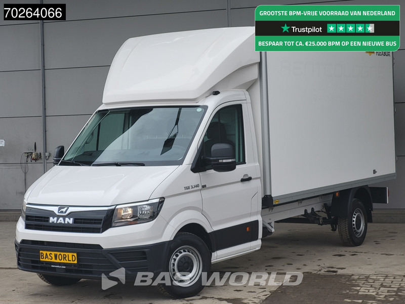 MAN TGE 3.140 Bakwagen met achterdeuren Nieuw!! Airco Meubelbak Koffer 17m3 Airco - Furgons ar slēgtā virsbūve: foto 1 MAN TGE 3.140 Bakwagen met achterdeuren Nieuw!! Airco Meubelbak Koffer 17m3 Airco - Furgons ar slēgtā virsbūve: foto 1