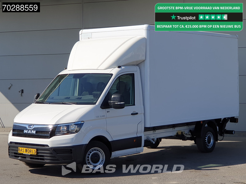 MAN TGE 3.140 Laadklep Automaat Bakwagen Airco Cruise Camera Euro6 Meubelbak Koffer 20m3 Airco Cruise control - Furgons ar slēgtā virsbūve: foto 1 MAN TGE 3.140 Laadklep Automaat Bakwagen Airco Cruise Camera Euro6 Meubelbak Koffer 20m3 Airco Cruise control - Furgons ar slēgtā virsbūve: foto 1