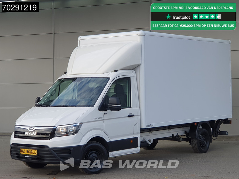 MAN TGE 3.140 Laadklep Automaat Bakwagen Airco Cruise Camera Euro6 Meubelbak Koffer 20m3 Airco Cruise control - Furgons ar slēgtā virsbūve: foto 1 MAN TGE 3.140 Laadklep Automaat Bakwagen Airco Cruise Camera Euro6 Meubelbak Koffer 20m3 Airco Cruise control - Furgons ar slēgtā virsbūve: foto 1
