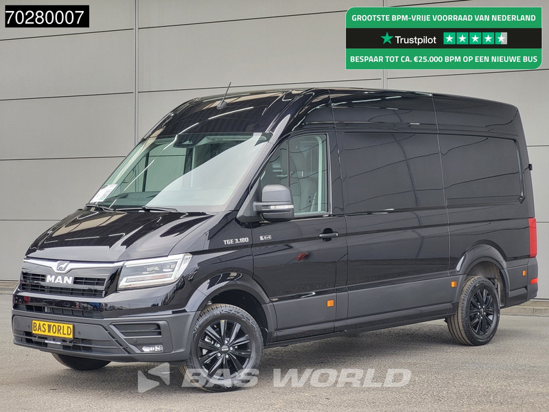 MAN TGE 3.180 4x4 Automaat 2025 Facelift L3H3 LED ACC Navi Airco Cruise Camera Parkeersensoren L2H2 Allrad 4WD 12m3 Airco - Kravas mikroautobuss: foto 1 MAN TGE 3.180 4x4 Automaat 2025 Facelift L3H3 LED ACC Navi Airco Cruise Camera Parkeersensoren L2H2 Allrad 4WD 12m3 Airco - Kravas mikroautobuss: foto 1