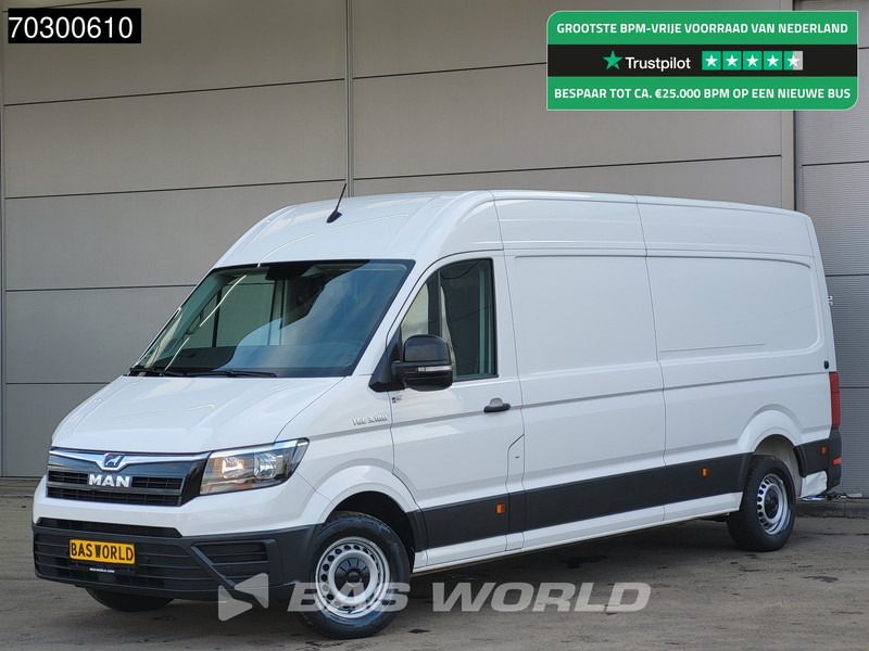 MAN TGE 3.180 Automaat 180PK L4H3 Airco Cruise Parkeersensoren Euro6 L3H2 Airco Cruise control - Kravas mikroautobuss: foto 1 MAN TGE 3.180 Automaat 180PK L4H3 Airco Cruise Parkeersensoren Euro6 L3H2 Airco Cruise control - Kravas mikroautobuss: foto 1
