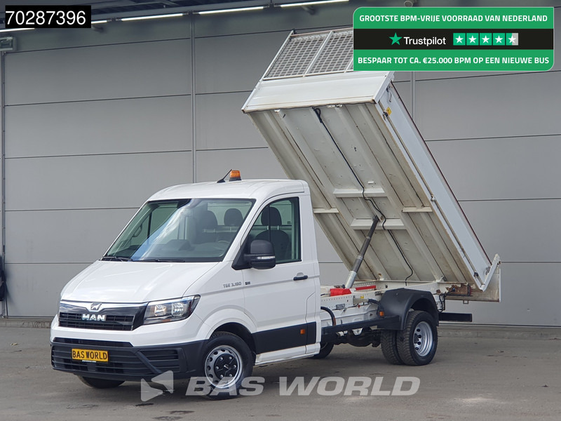 MAN TGE 3.180 Kipper Dubbellucht 3,5t Trekhaak Airco Cruise Euro6 Tipper Benne Kieper 2m3 Airco Trekhaak Cruise control - Komercauto pašizgāzējs: foto 1 MAN TGE 3.180 Kipper Dubbellucht 3,5t Trekhaak Airco Cruise Euro6 Tipper Benne Kieper 2m3 Airco Trekhaak Cruise control - Komercauto pašizgāzējs: foto 1