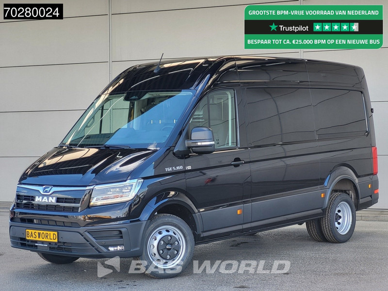 MAN TGE 5.160 Uniek! Dubbellucht Automaat 2025-model L3H3 ACC LED Navi Airco Camera Parkeersensoren CarPlay Euro6 L2H2 12m3 Airco - Kravas mikroautobuss: foto 1 MAN TGE 5.160 Uniek! Dubbellucht Automaat 2025-model L3H3 ACC LED Navi Airco Camera Parkeersensoren CarPlay Euro6 L2H2 12m3 Airco - Kravas mikroautobuss: foto 1