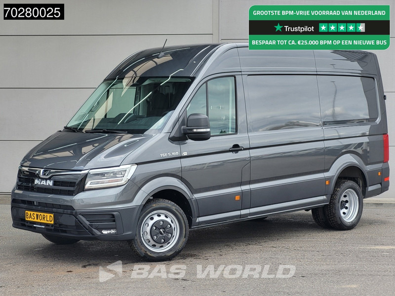 MAN TGE 5.160 Uniek! Dubbellucht Automaat 2025-model L3H3 ACC LED Navi Airco Camera Parkeersensoren CarPlay Euro6 L2H2 12m3 Airco - Kravas mikroautobuss: foto 1 MAN TGE 5.160 Uniek! Dubbellucht Automaat 2025-model L3H3 ACC LED Navi Airco Camera Parkeersensoren CarPlay Euro6 L2H2 12m3 Airco - Kravas mikroautobuss: foto 1