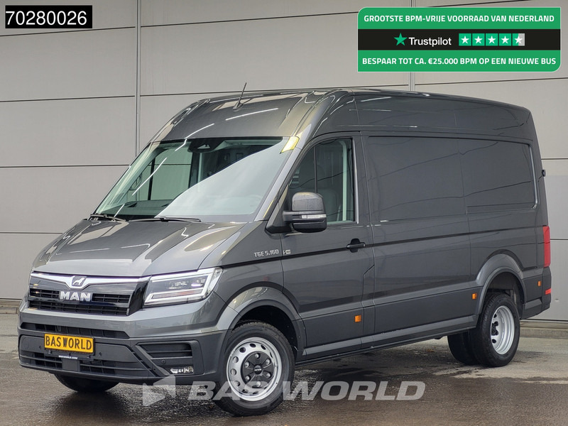MAN TGE 5.160 Uniek! Dubbellucht Automaat L3H3 160PK ACC LED Navi Airco Camera Parkeersensoren v+a 12,4inch-Display CarPlay Euro6 L2H2 Airco - Kravas mikroautobuss: foto 1 MAN TGE 5.160 Uniek! Dubbellucht Automaat L3H3 160PK ACC LED Navi Airco Camera Parkeersensoren v+a 12,4inch-Display CarPlay Euro6 L2H2 Airco - Kravas mikroautobuss: foto 1