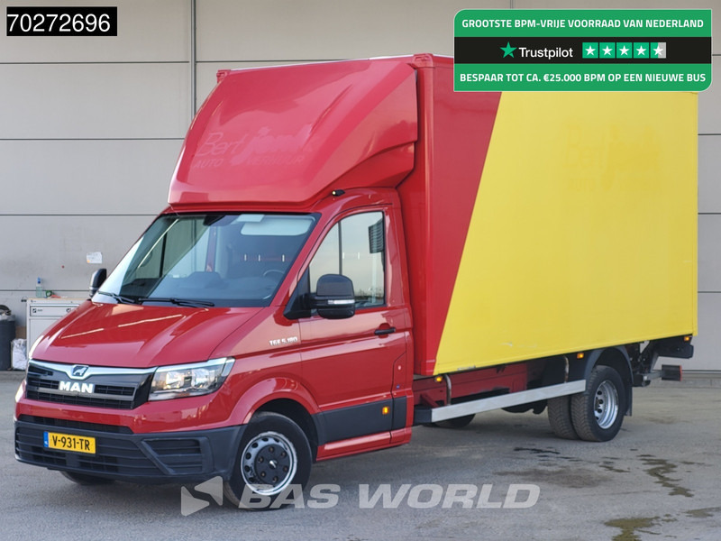 MAN TGE 5.180 Automaat Laadklep Zijdeur Bakwagen 180PK Lat om Lat Airco Cruise Meubelbak Koffer 22m3 Airco Cruise control - Furgons ar slēgtā virsbūve: foto 1 MAN TGE 5.180 Automaat Laadklep Zijdeur Bakwagen 180PK Lat om Lat Airco Cruise Meubelbak Koffer 22m3 Airco Cruise control - Furgons ar slēgtā virsbūve: foto 1